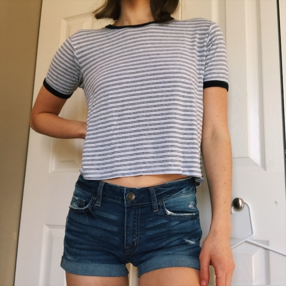 John Galt striped tee